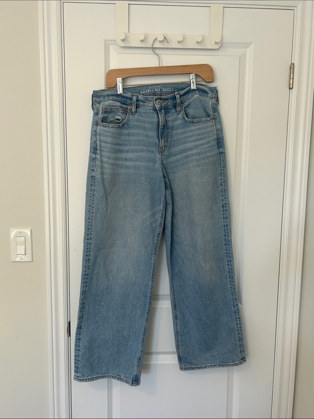 AE High-Waisted Stovepipe Jeans